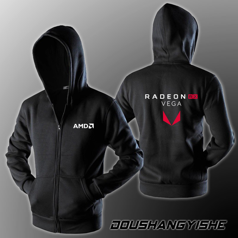 AMD RADEON VEGA IIV衣服电脑城极客工装拉链加绒卫衣信仰外套男 - 小编推荐 - WePost 全民代运 - 马来西亚中国淘宝 ...