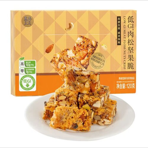 盒马低GI肉松坚果脆120g