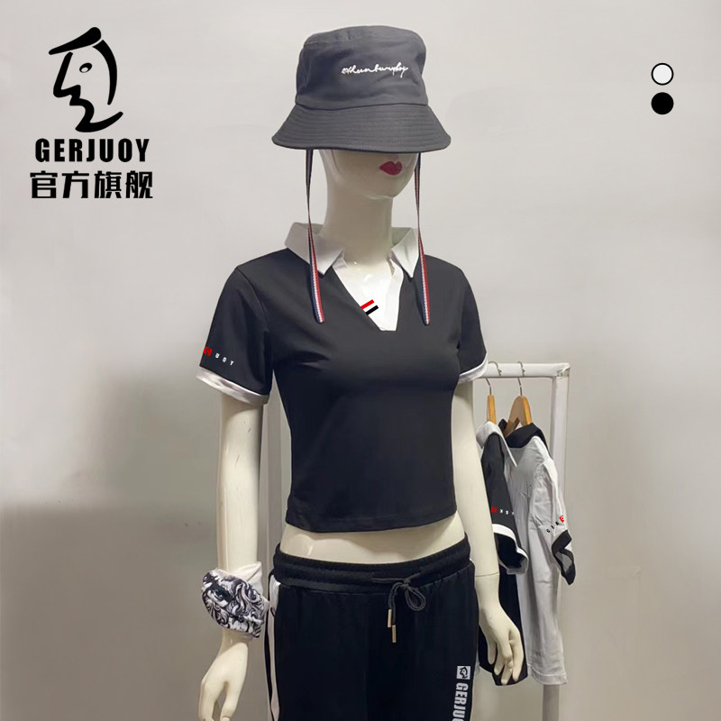 2025新品短袖女t恤ins潮运动T恤