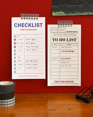 monolike the paragraph memo pad checklist todolist待办事项本