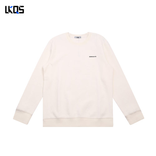 骆克骑士潮牌25秋经典圆领卫衣男微阔简约长袖上衣套头外穿打底