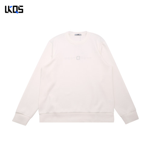 骆克骑士潮牌25秋经典圆领卫衣男微阔简约长袖上衣套头外穿打底