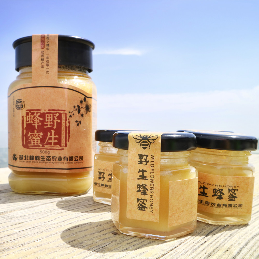 峰鹤恩施特产纯正天然野生土蜂蜜农家自产冬蜜百花蜜灵峻780g礼盒