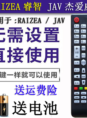 RAIZEA睿智SAST先科C69电视机遥控器JAV杰爱威43A6000 LED43HD670