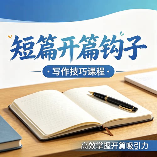 短篇小说开篇钩子写作技巧7种爆款开头模板新手网文创作案例教程