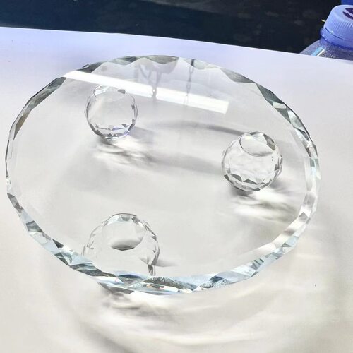 水晶玻璃首饰展示托盘