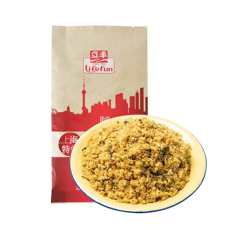 上海立丰芝麻海苔肉松袋装佐餐伴侣肉酥松150g*3袋