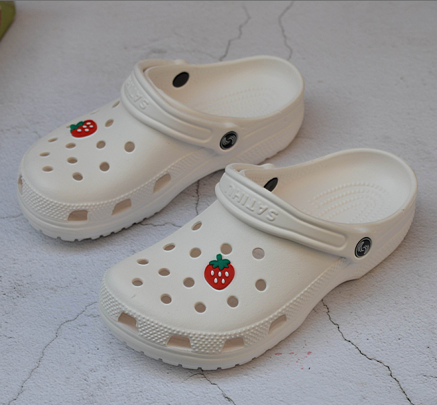 summer Sandals Crocs non-slip The shore The thickness of the bottom white Nurse shoes Work shoes Extra large size 41-42-43in the Women's Shoes, Sandals  category - from Buy2taobao.com to provide professional Taobao agent buy service