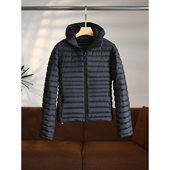 上身秒瘦十斤 又软又轻90白鹅绒立领连帽可拆卸排骨羽绒服 W1838