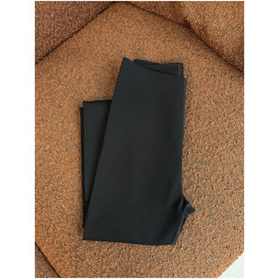 【颖颖家】升级款裸感磨毛瑜伽裤鲨鱼裤高腰提臀显瘦九分裤 W1910