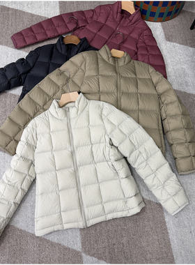 【颖颖家】CHAO轻霍尔多巴吉绗缝小立领90白鹅绒服显瘦保暖W1695