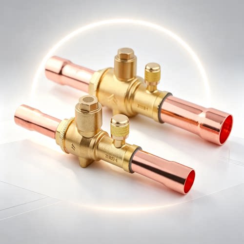 EMERSON艾默生制冷球阀BVE-012不带检测口 手动截止阀1/2焊接12mm