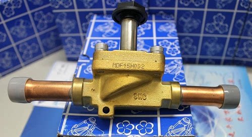 原装三花商用膜片式焊接电磁阀MDF-A03-6H三花电磁阀接口9.52