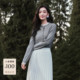 珂莱蒂尔细支羊毛气质淑女细支羊毛香风针织衫 千金风 女