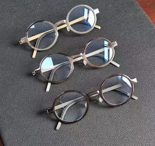 超轻48-21-145男女近视眼镜框架牛角复古纯正圆形140MM总宽46MM高
