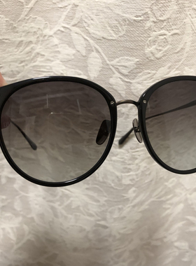 门店款大圆框男女太阳眼镜墨镜实拍质量超好纯钛镜腿黑色144MM