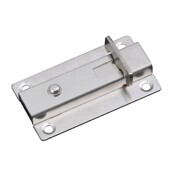 加厚不锈钢插销自动按弹簧推拉家用迷你门扣门栓 防盗木门插门销