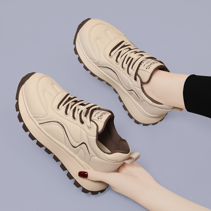 颜值超纤秋冬运动鞋女轻便2026新款旅游休闲鞋厚底老爹女鞋小白鞋,女鞋,时尚休闲鞋,淘宝优惠券,粉丝福利购,淘宝优惠卷