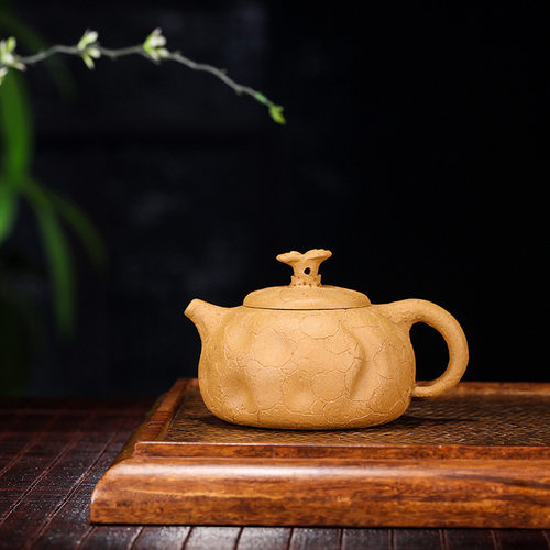 宜兴紫砂泡茶壶原矿段泥功夫小品