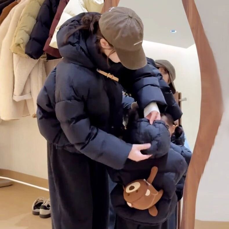 连帽短款棉服女装2026年冬季新款小个子时尚百搭面包服保暖厚外套