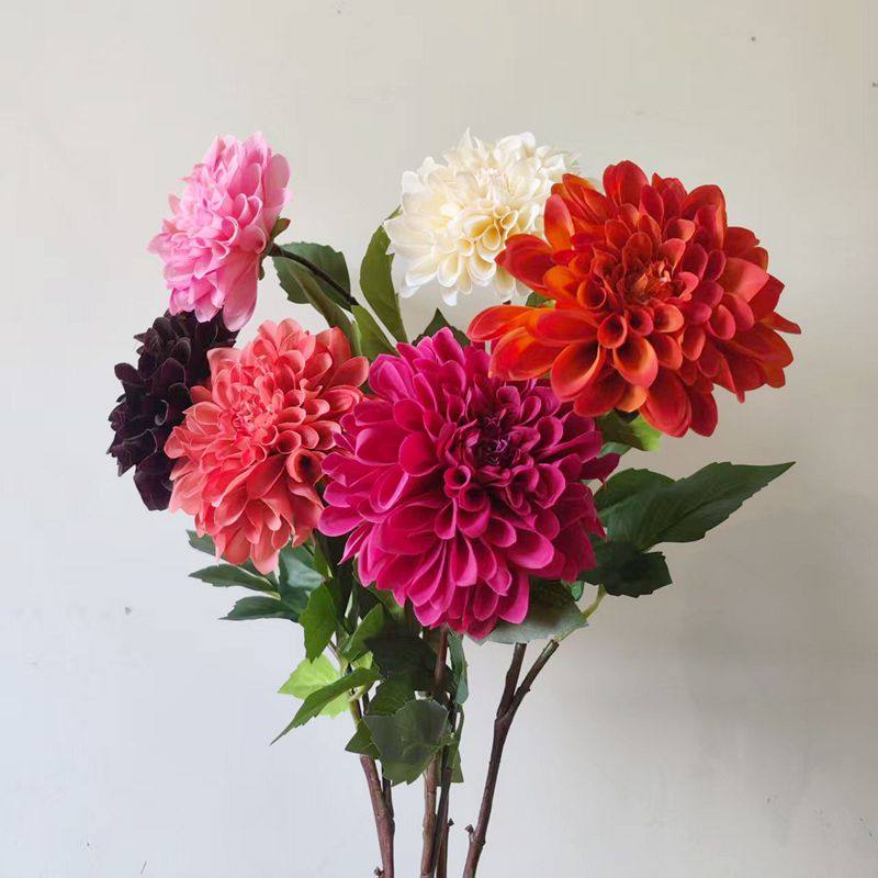 高品仿真手感保湿大丽花牡丹菊大理花家居婚庆假花仿真花单支装饰,家居饰品,仿真花/假花,淘宝优惠券,粉丝福利购,淘宝优惠卷