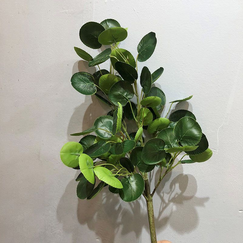 小荷叶铜钱草仿真花假花客厅花艺摆件餐桌花艺家居装饰品摆设