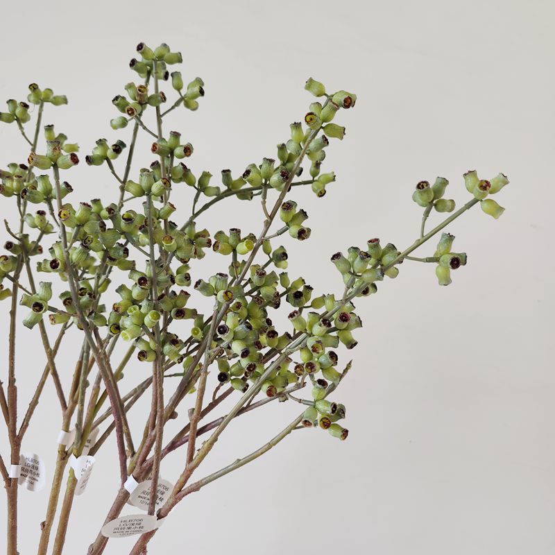 仿真花假花浆果僵尸果迷你风铃果树枝样板间售楼部软装花艺插花