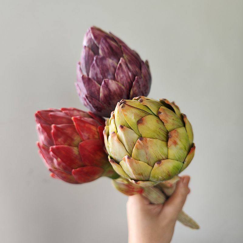 高质仿真洋蓟水果装饰凤梨头桌面道具陈设摆件手感胶朝鲜蓟菜新款,家居饰品,仿真花/假花,淘宝优惠券,粉丝福利购,淘宝优惠卷