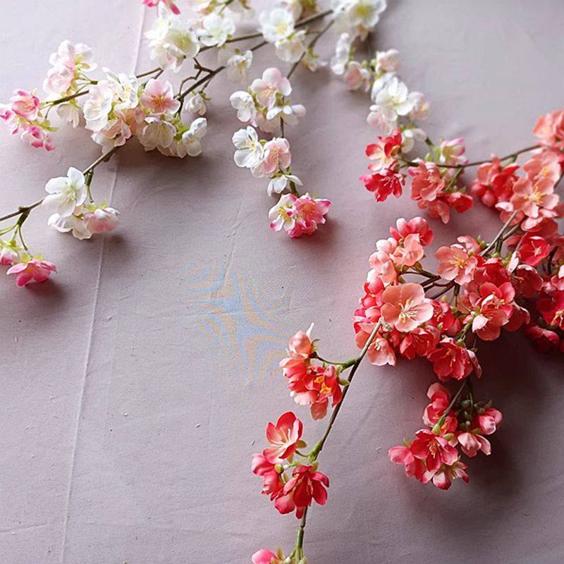 客厅摆设干花落地桃花假花装饰樱花室内插花餐桌摆花艺仿真绢花束,家居饰品,仿真花/假花,淘宝优惠券,粉丝福利购,淘宝优惠卷