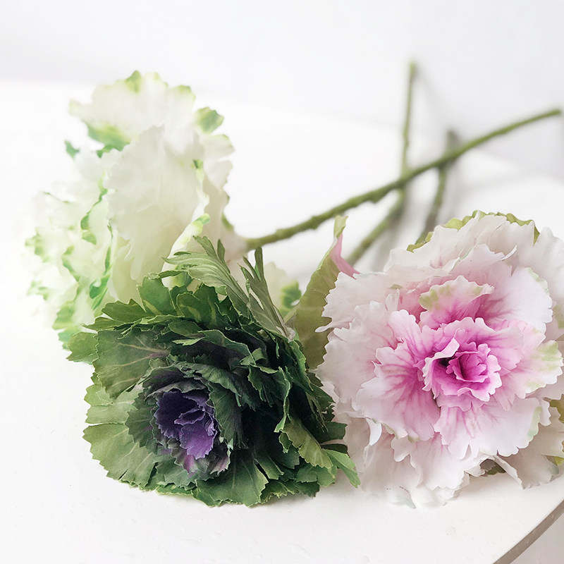 高丽菜高仿真蔬菜厨房装饰花卉假花仿真花绢花