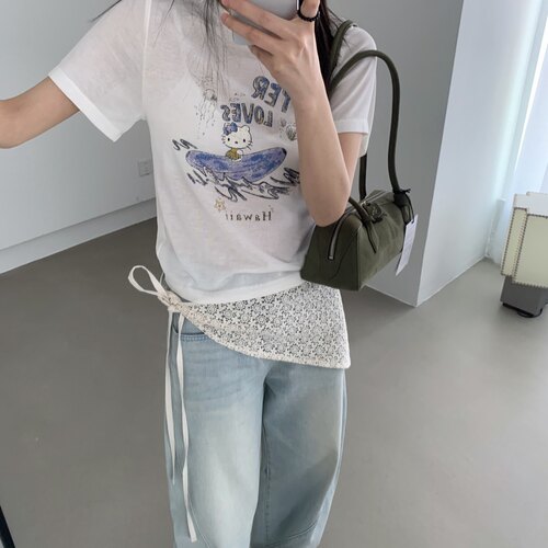 aboutmoon2026夏季小版针织T恤