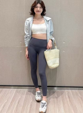 naive madam内目2025春夏裸感哑光百搭瑜伽裤芭比裤女27047