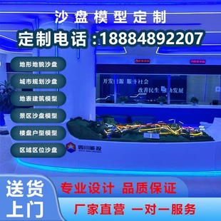 沙盘模型定制微缩场景观地形地貌规划建筑军事氢能源高速公路制作