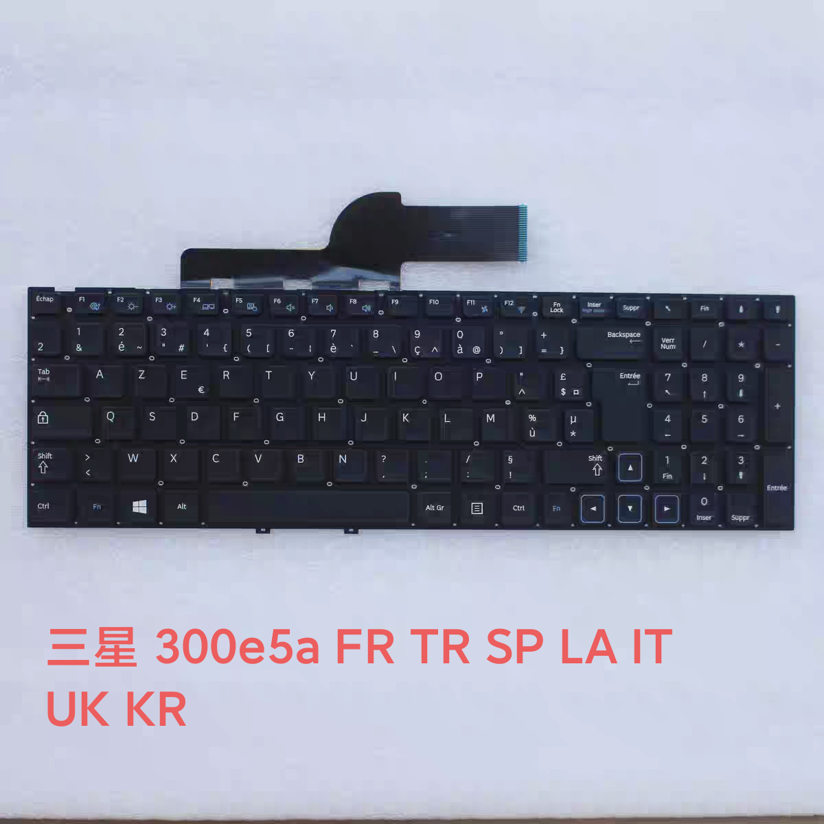 适用三星 NP300E5A 305E5A 300V5A 305V5 300E5C 键盘300E5X法文