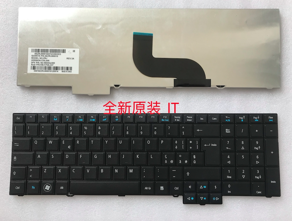 acer宏基travelmate 5760 5760g 5760z 5760zg it 意大利文 键盘