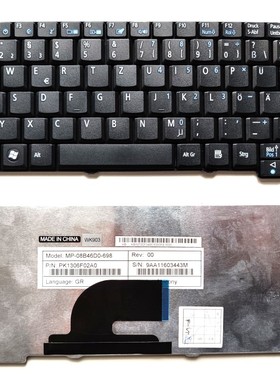 适用 ACER宏基one AOA150 AOD150 D250 ZG5 kav60 ZG8键盘 黑