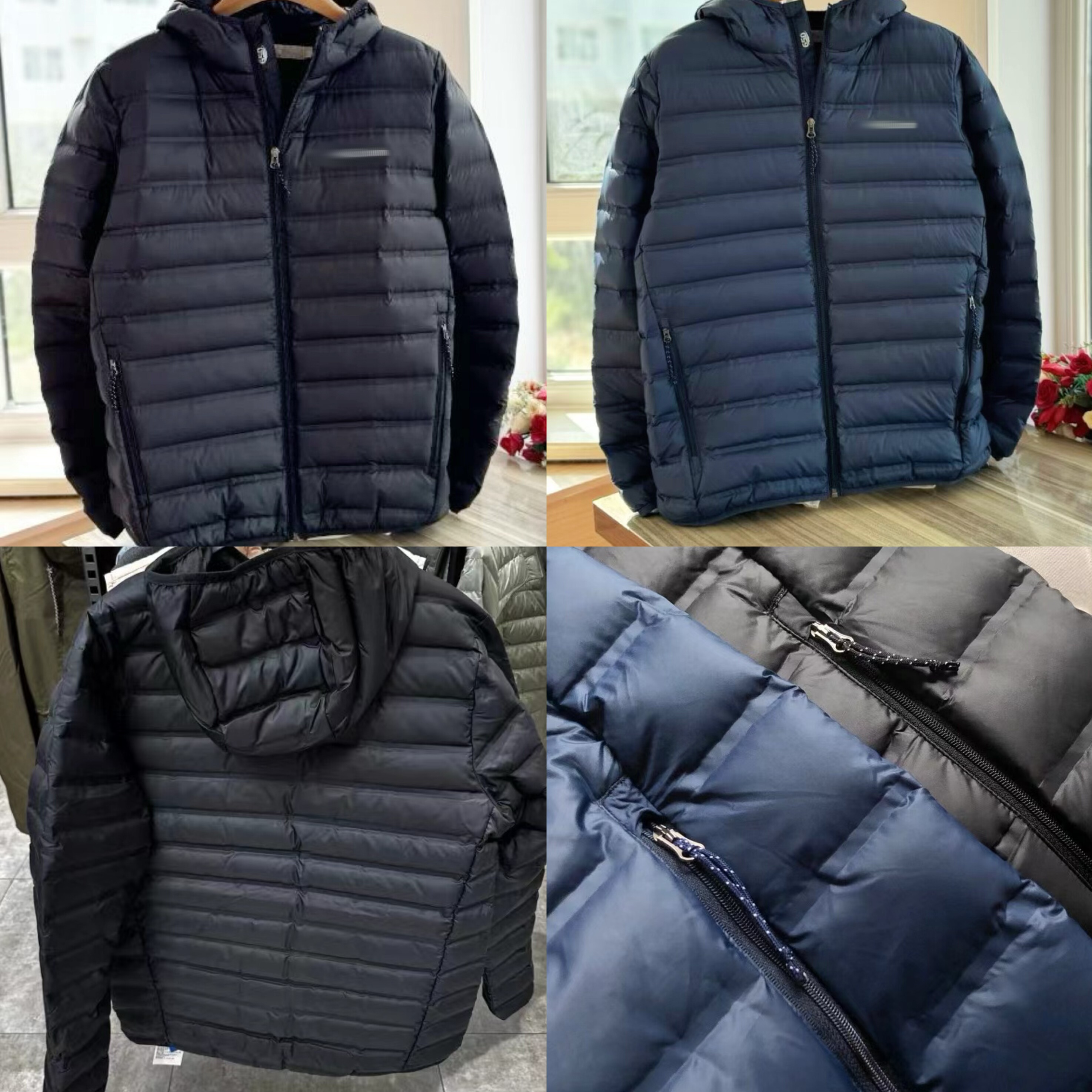 冬季新款中厚轻薄保暖羽绒服80鸭绒男士休闲连帽羽绒服