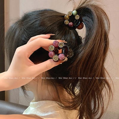 抓夹亚克力时尚百搭镶钻