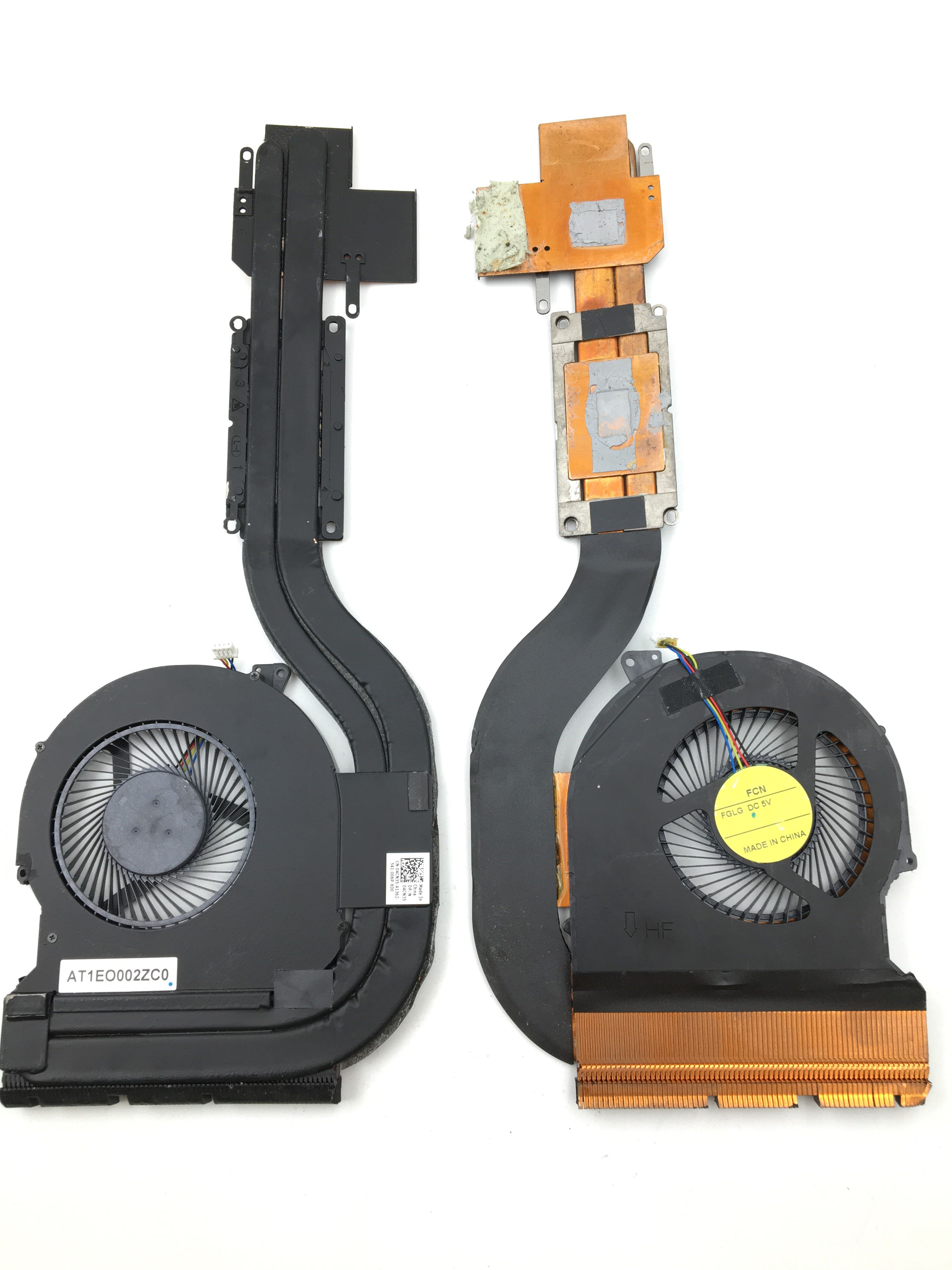 原装Dell戴尔E5570 风扇散热器 导热铜管片 04CN35 AT1EO002ZC0