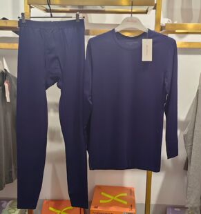 三枪保暖秋衣秋裤百分百纯棉男士保暖薄款纯棉抗静电棉毛衫套装