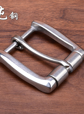 新款滚轮式实心不锈钢皮带扣头