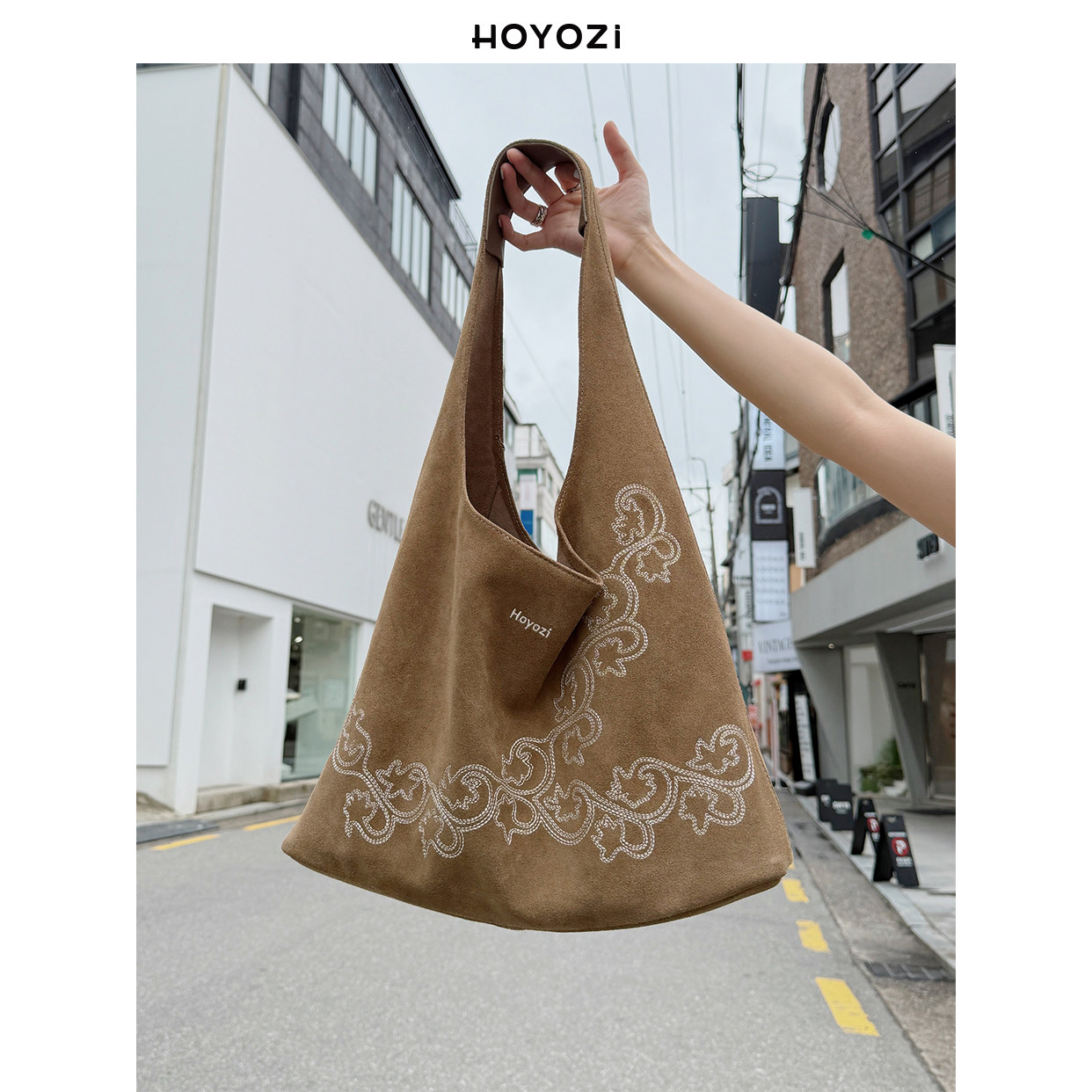 【小优家包包】HOYOZI原创繁星花 真皮托特包包女式2025新款单肩,箱包皮具/热销女包/男包,托特包,淘宝优惠券,粉丝福利购,淘宝优惠卷