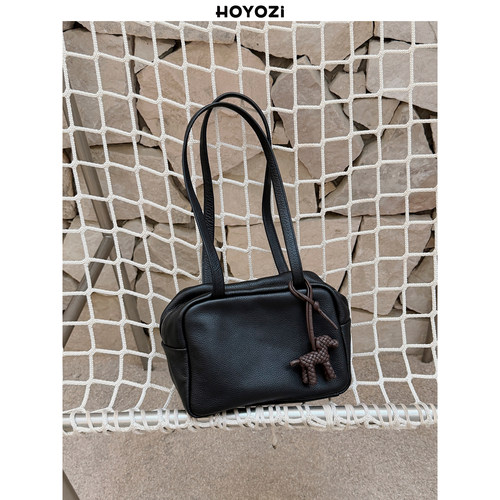 HOYOZI 2026新款通勤 头层牛皮腋下包包女单肩托特【小优家包包】