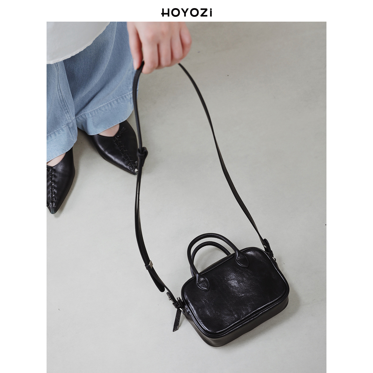 【小优家包包】HOYOZI手机小挎包包女式2025新款迷你托特斜挎包