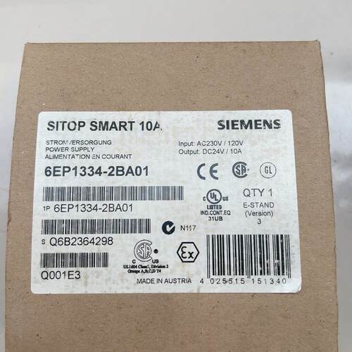 6EP1334-2BA01 电源模块 SITOP SMART 10A DC24V工控电源议价维修