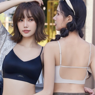新款2821运动内衣无痕舒适固定杯无钢圈美背抹胸小胸聚拢