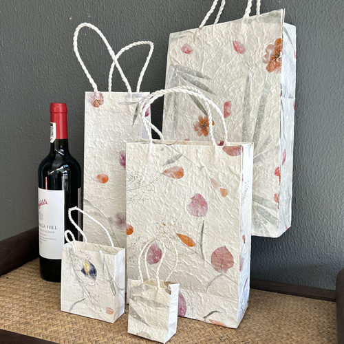 泰国干花纸袋礼品礼物