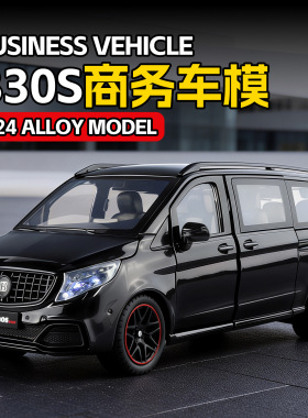 新豪迪1:24巴博斯B30S运动版合金车模声光回力玩具车摆件收藏男