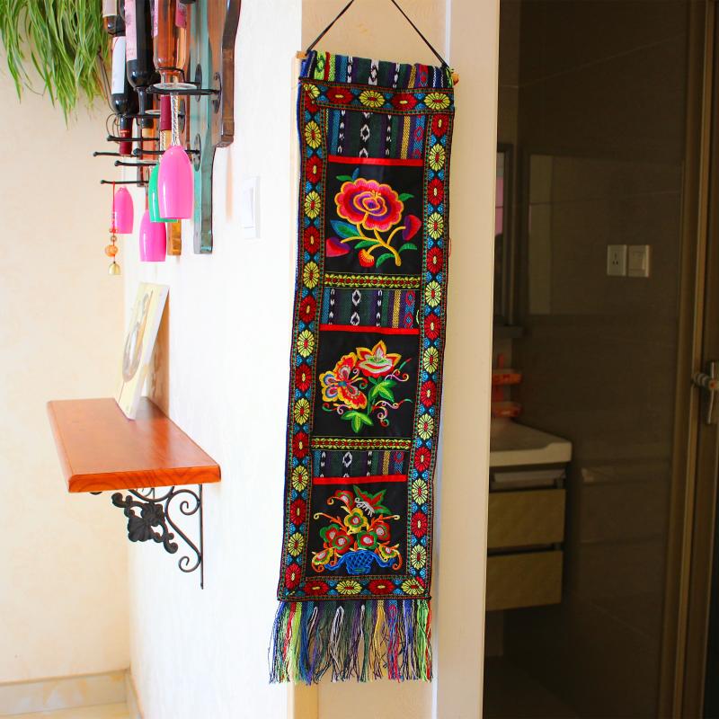 民族风绣花多功能收纳袋子装饰