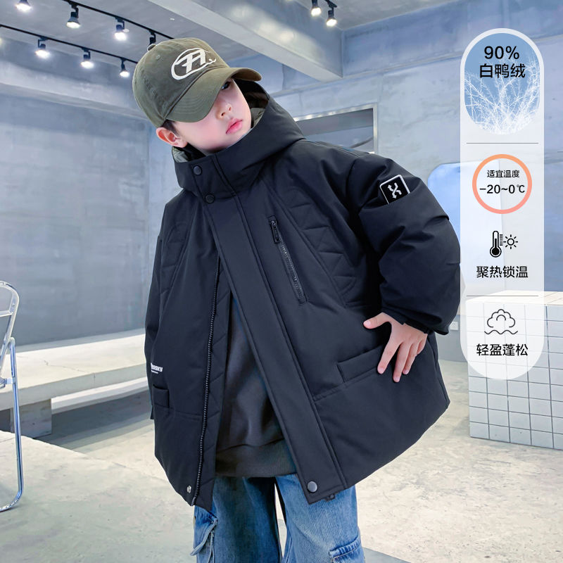 男童冬装潮牌冲锋衣羽绒服K244YRF4896